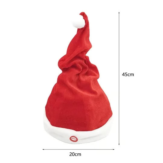 Jolly Singing Santa Hat