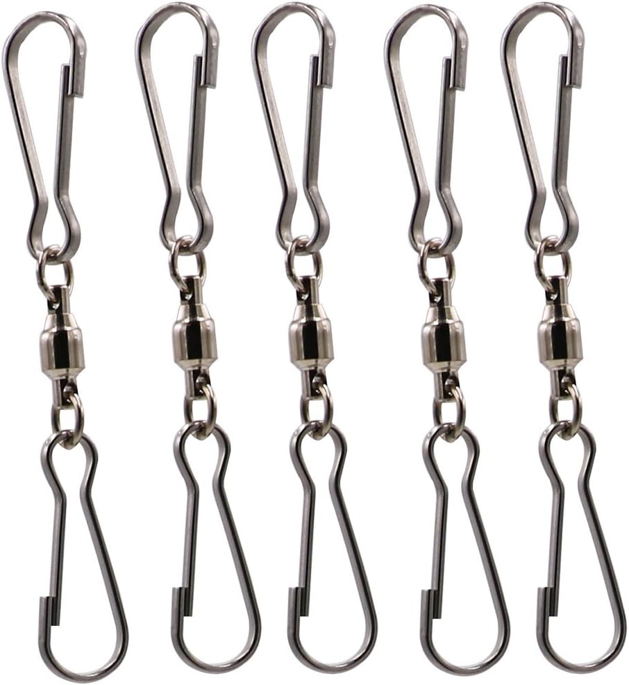 Add Spinning Swivel Hooks for Spiral Crystal