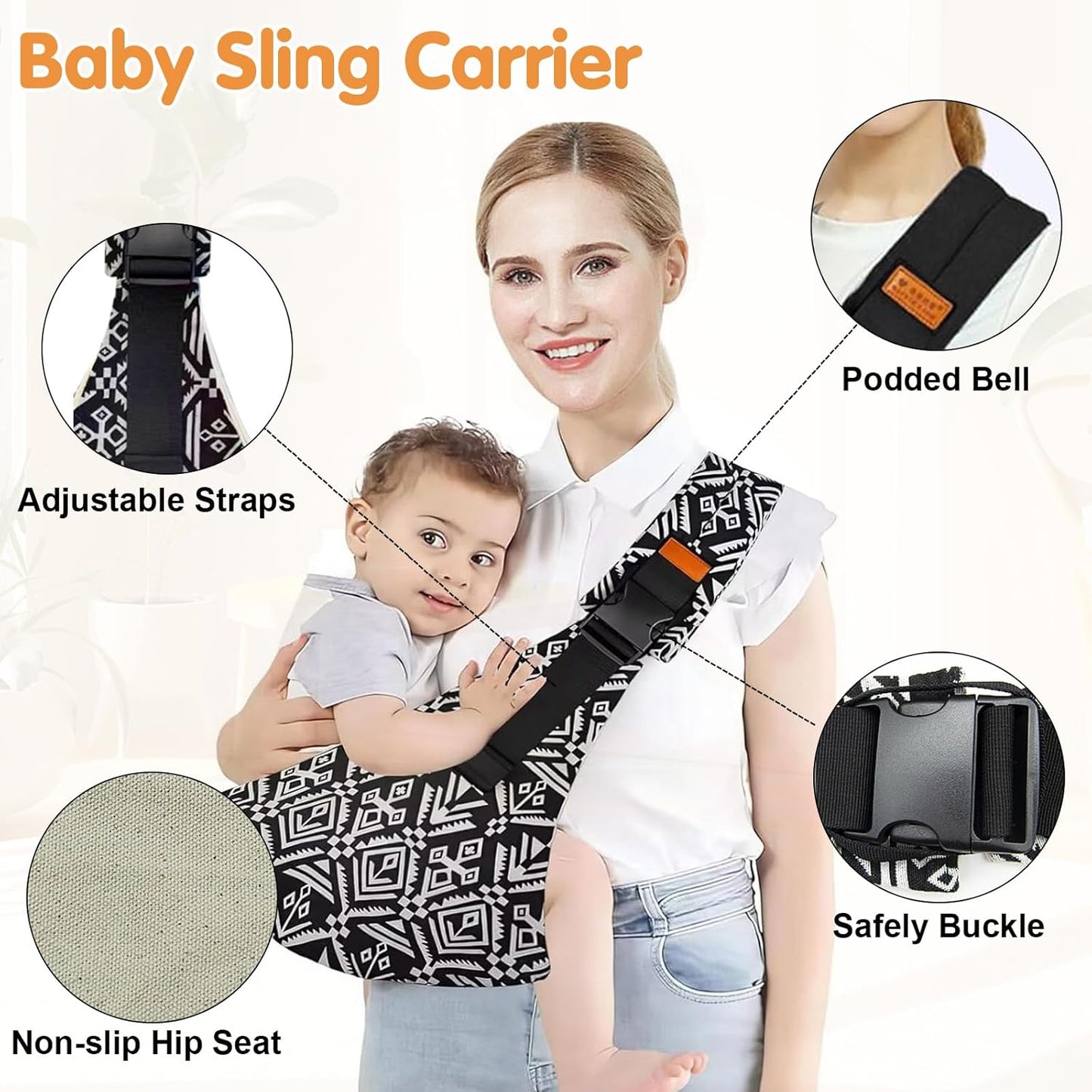 Premium Baby Sling Carrier
