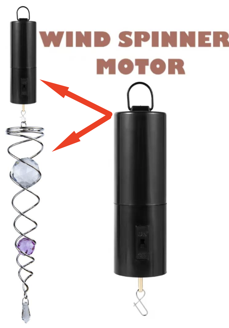 Keep Your Crystal Spinning by adding this Motor!