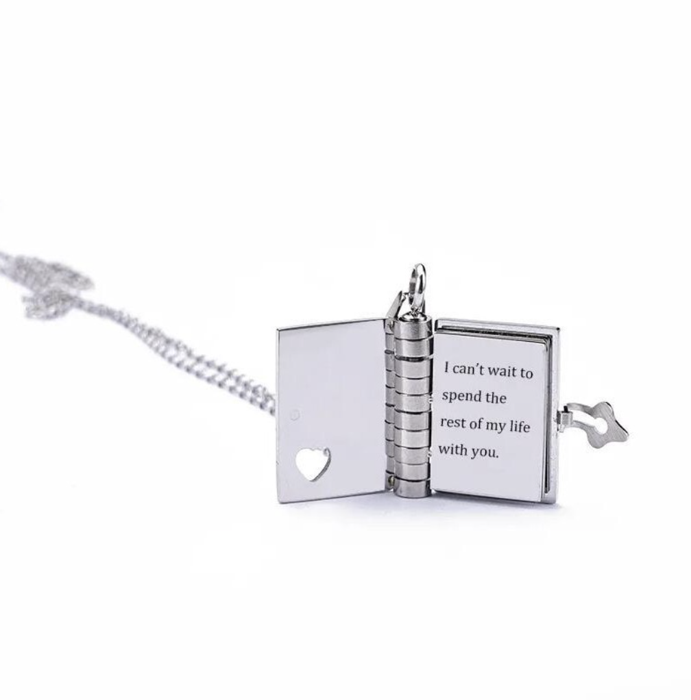 🔥 Last Day Sale Price | Granddaughter Treasured Book Necklace