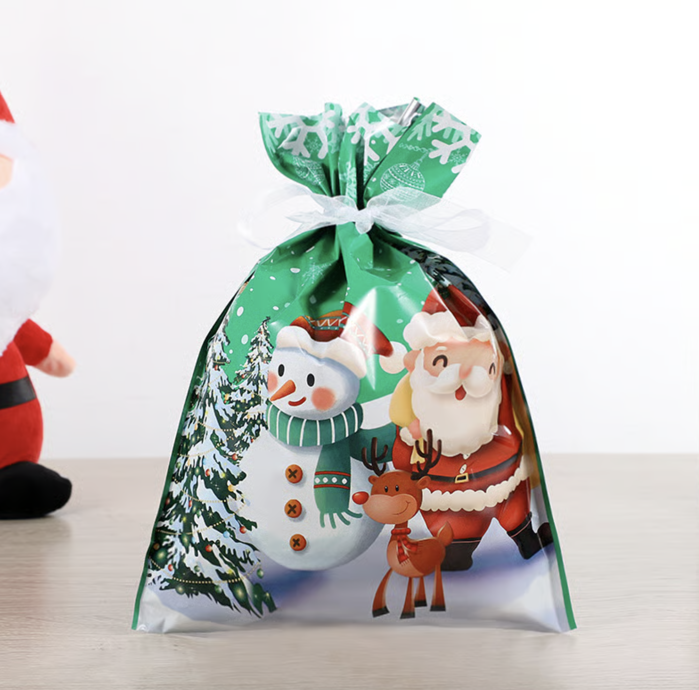 Reusable MerryPouch Christmas Tie Gift Bag