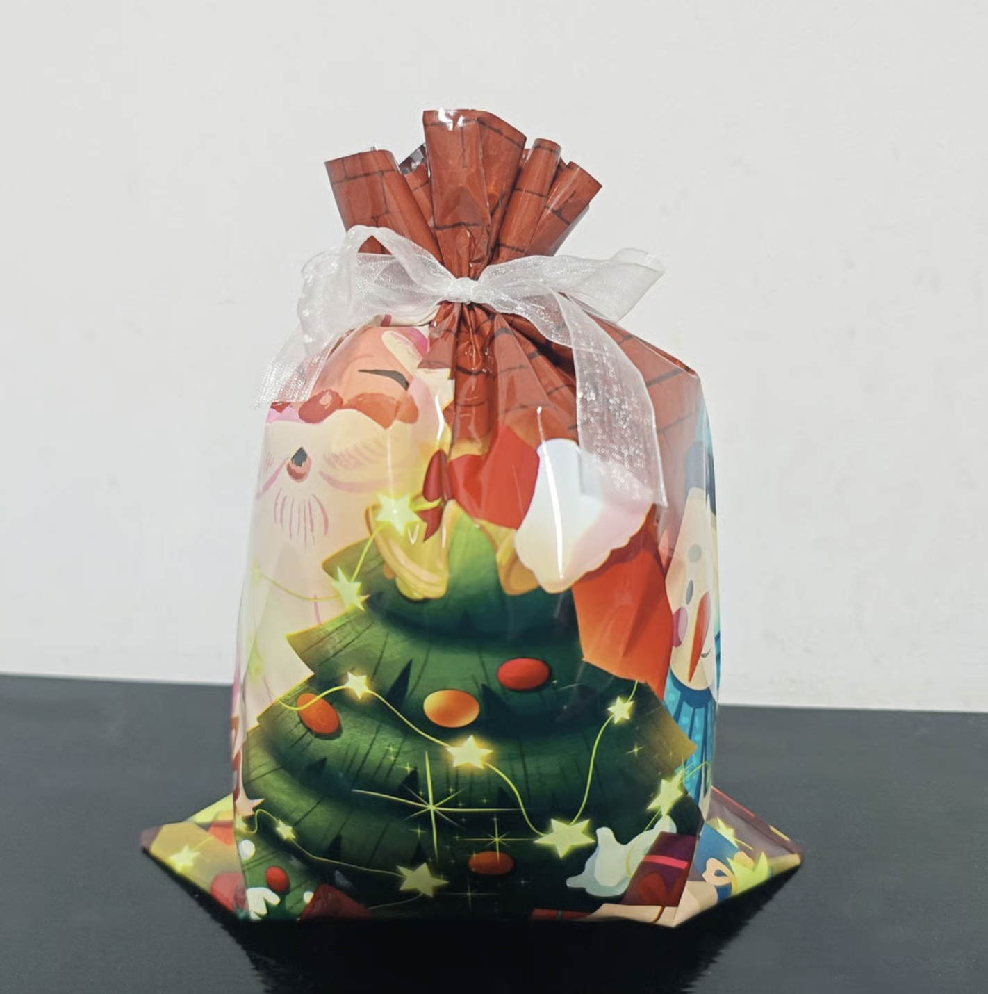 Reusable MerryPouch Christmas Tie Gift Bag