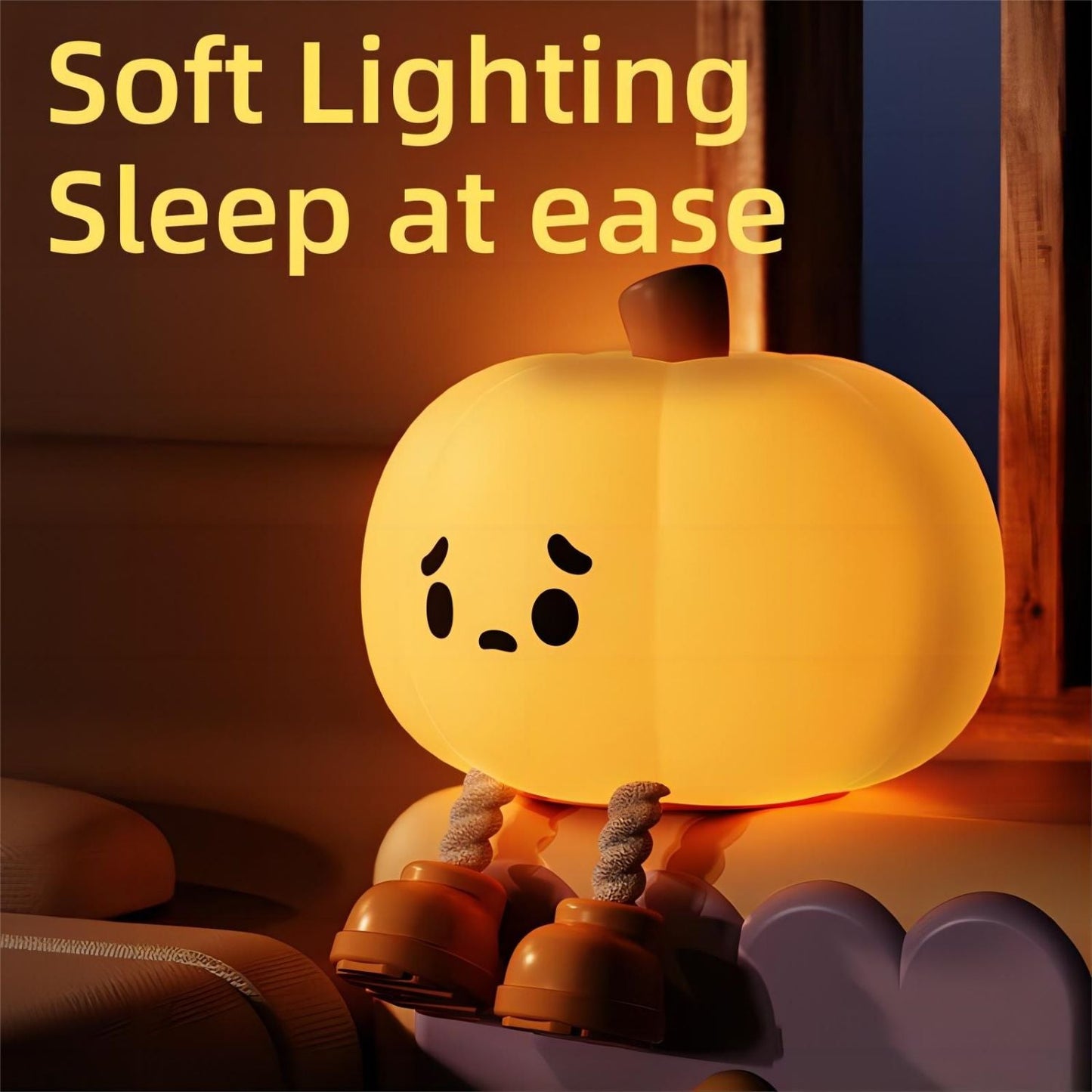 Kids Baby Halloween Pumpkin Night Light