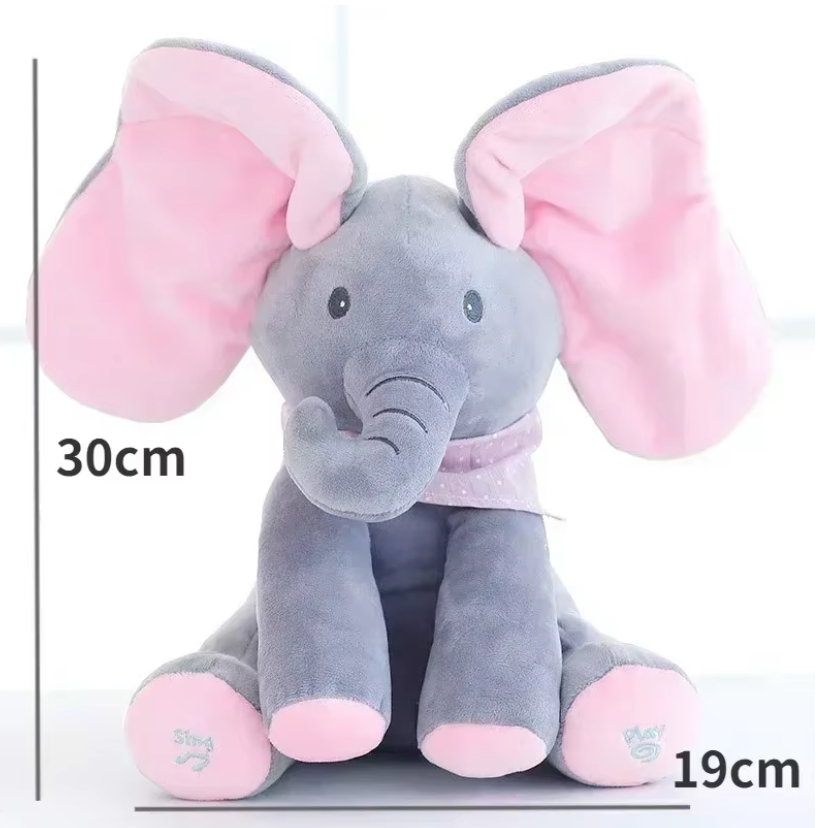 🔥 Last Day Sale Price | Peekaboo Singing Elephant Toy 🌲