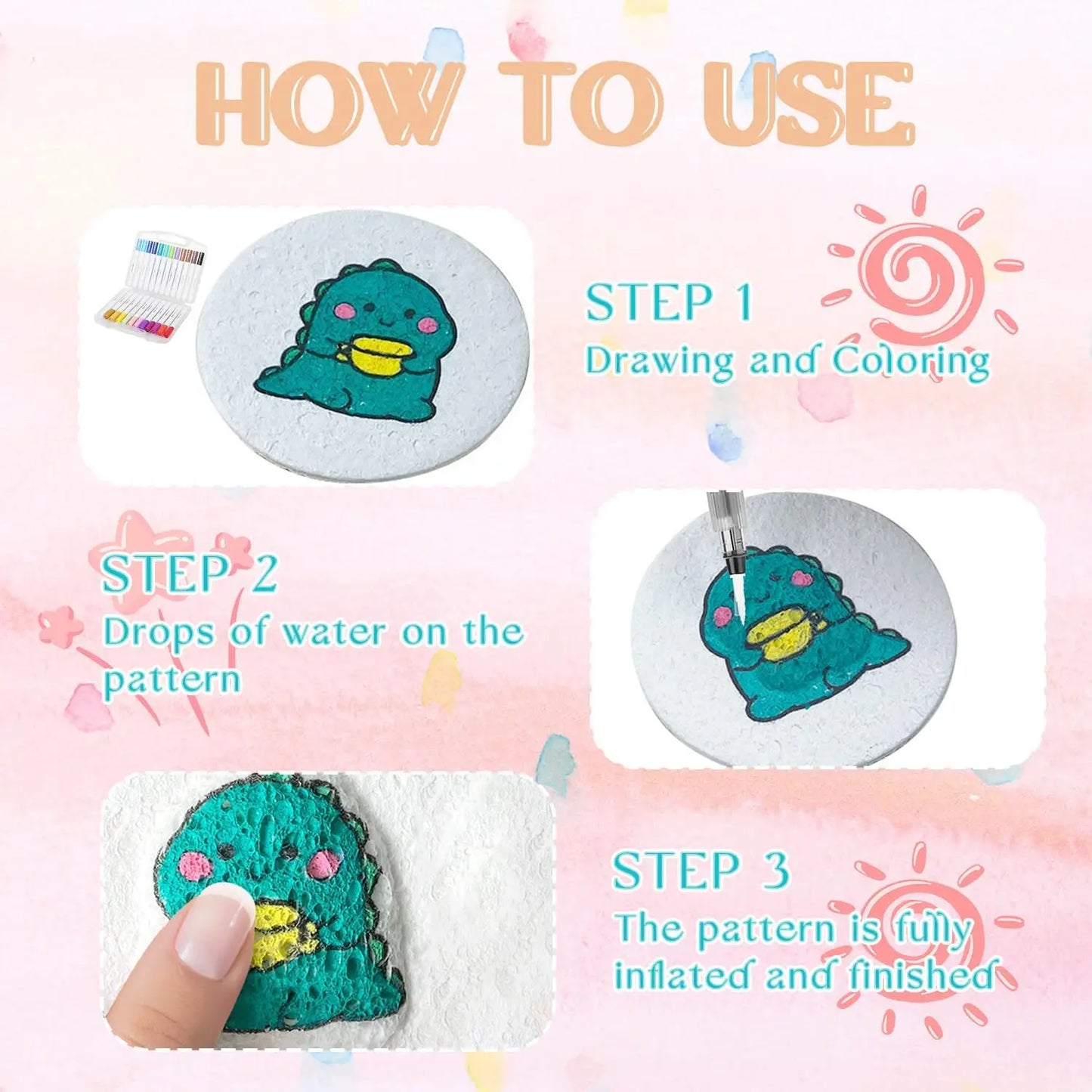 Magic Puffy Art Foam Painting Kit