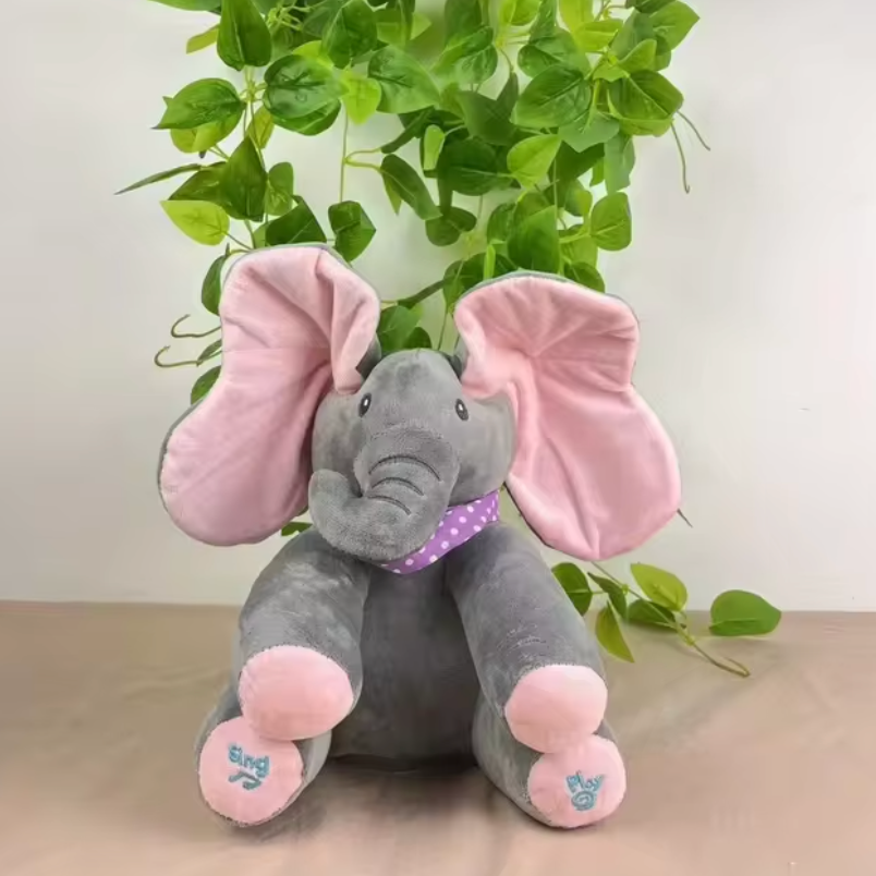 🔥 Last Day Sale Price | Peekaboo Singing Elephant Toy 🌲
