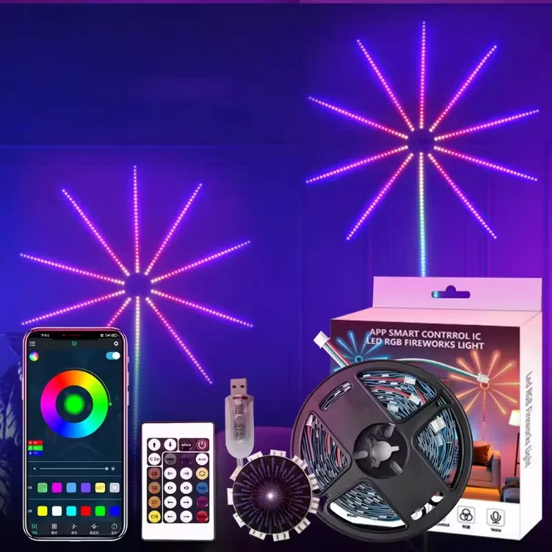 🔥 Last Day Sale Price |🌲 Christmas Fireworks lights🌲