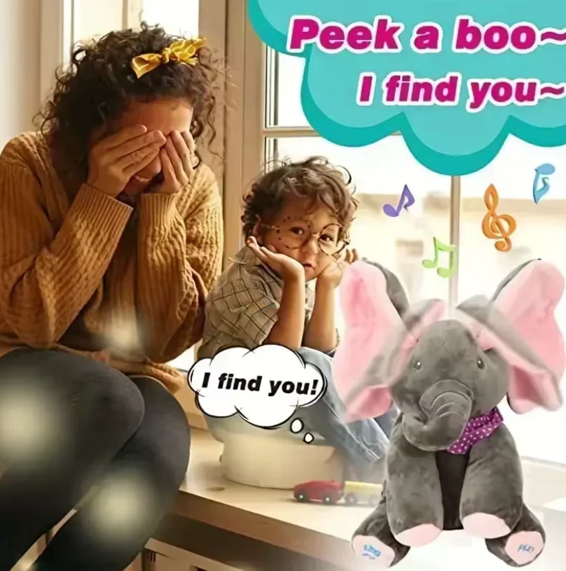🔥 Last Day Sale Price | Peekaboo Singing Elephant Toy 🌲