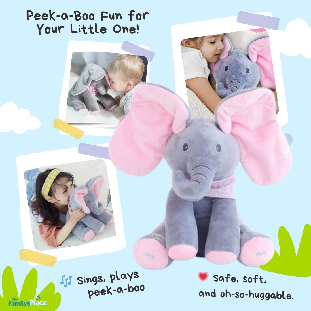 🔥 Last Day Sale Price | Peekaboo Singing Elephant Toy 🌲