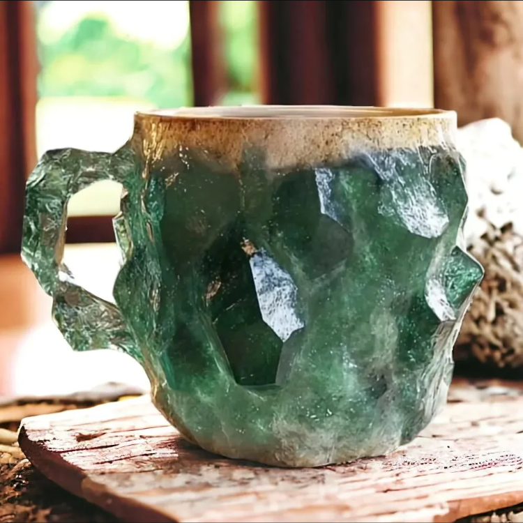 🎁 🥃 2024 Neue Kaffeetassen aus Mineralkristall