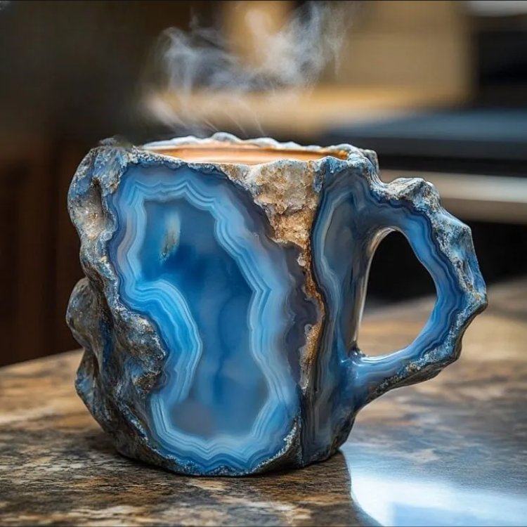 🎁 🥃 2024 Neue Kaffeetassen aus Mineralkristall