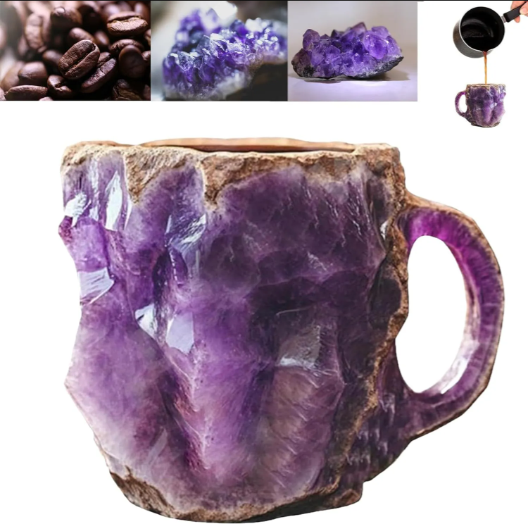 🎁 🥃 2024 Neue Kaffeetassen aus Mineralkristall