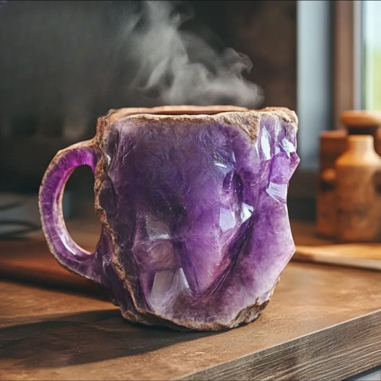 🎁 🥃 2024 Neue Kaffeetassen aus Mineralkristall
