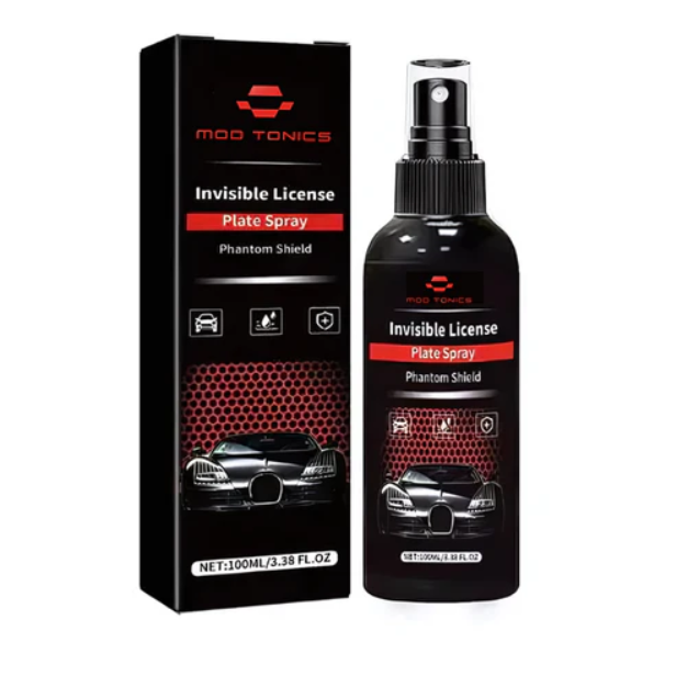 Kentekenplaatspray