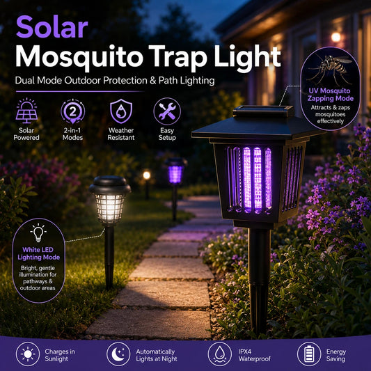 Solar Mosquito Zapper Stake Light