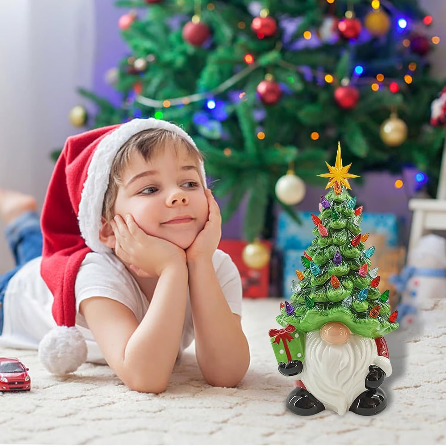 🔥 Last Day Sale Price | Cozy Gnome Lighted Tree🌲