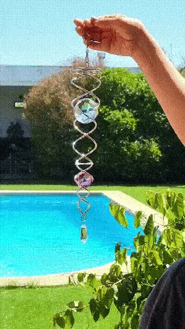 🔥 Last Day Sale Price |✨ Sacred Journey Spiral Crystal - Handmade by Sarah Moon (14 inches Length)