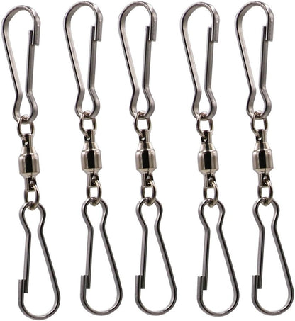 Add Spinning Swivel Hooks for Spiral Crystal