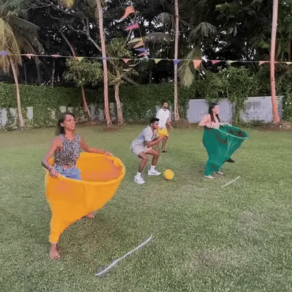 Granny Pants Toss Game Fun