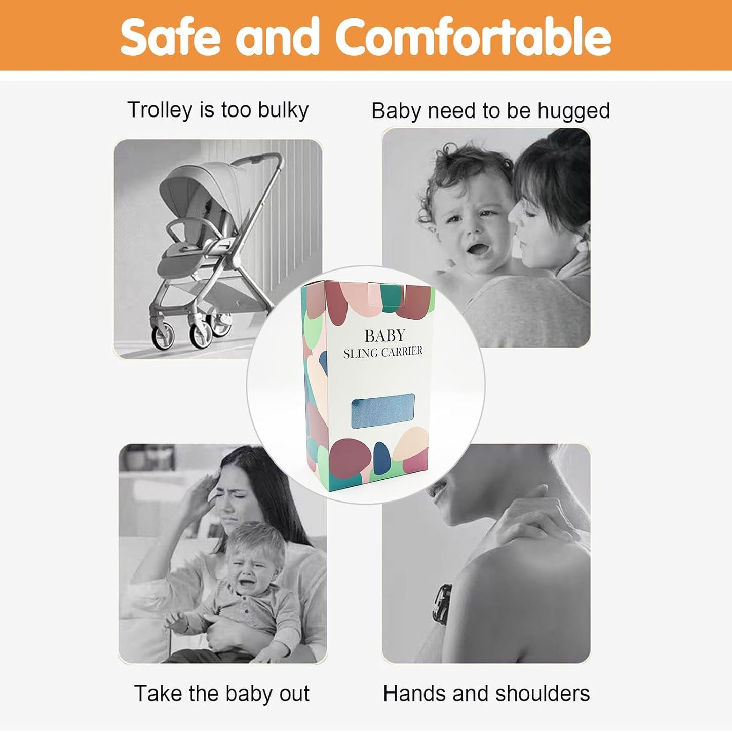 Premium Baby Sling Carrier