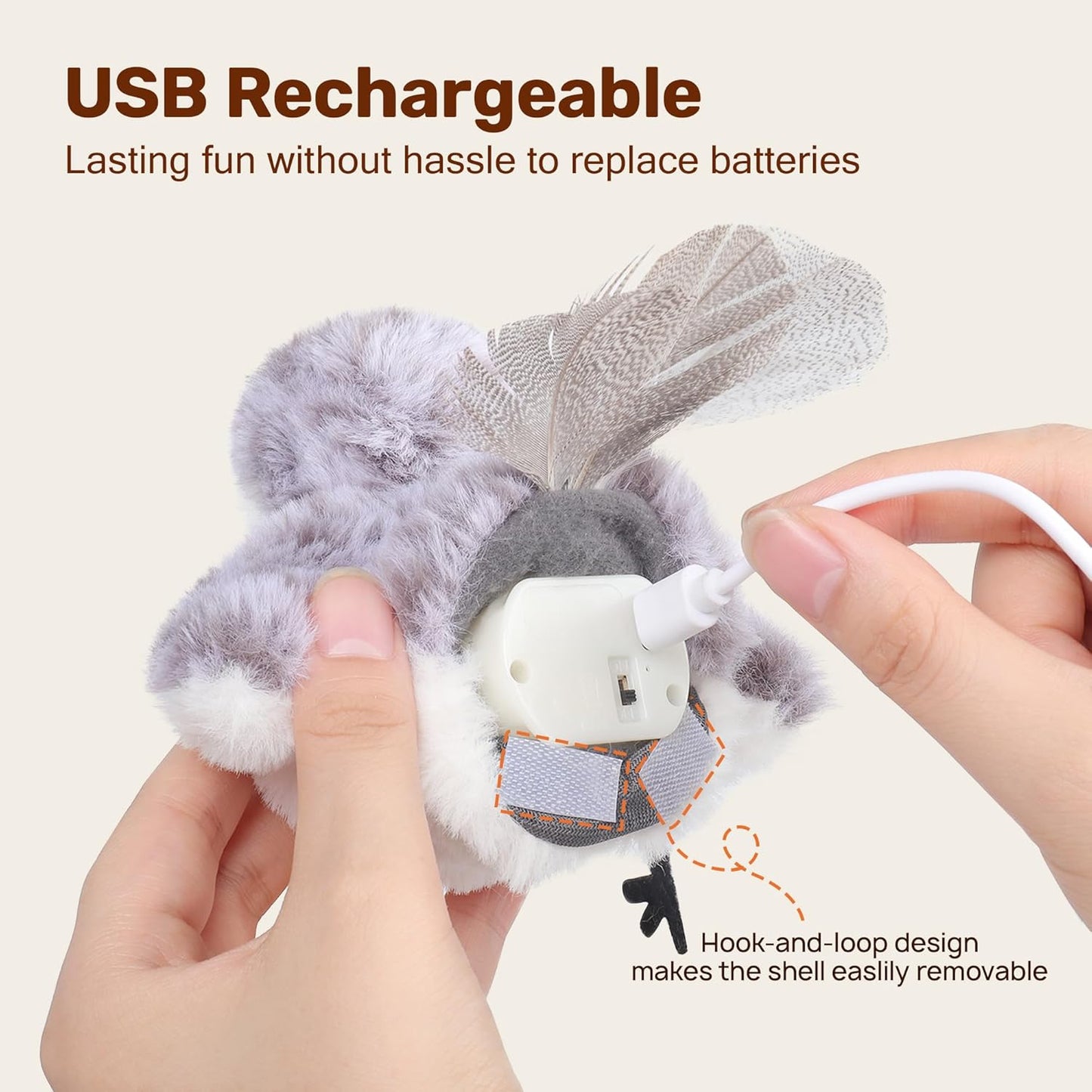 🔥 Last Day Sale Price | 🐾Interactive Lifelike Sandpiper Bird Cat Toy