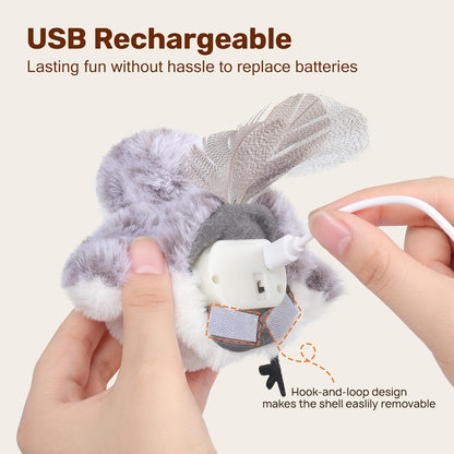 🔥 Last Day Sale Price | 🐾Interactive Lifelike Sandpiper Bird Cat Toy