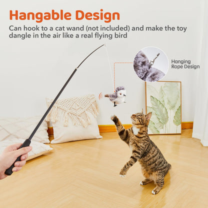 🔥 Last Day Sale Price | 🐾Interactive Lifelike Sandpiper Bird Cat Toy