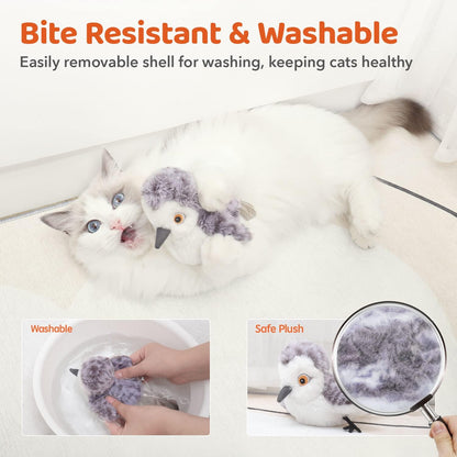 🔥 Last Day Sale Price | 🐾Interactive Lifelike Sandpiper Bird Cat Toy