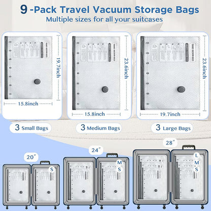 SpaceMax Travel Vacuum Pack Set