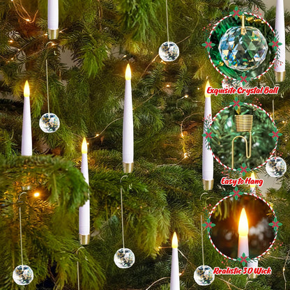 🔥 Last Day Early Christmas Promotion-50% OFF🎄 | Elegant LED Taper Candles| 6 Candles + Remote