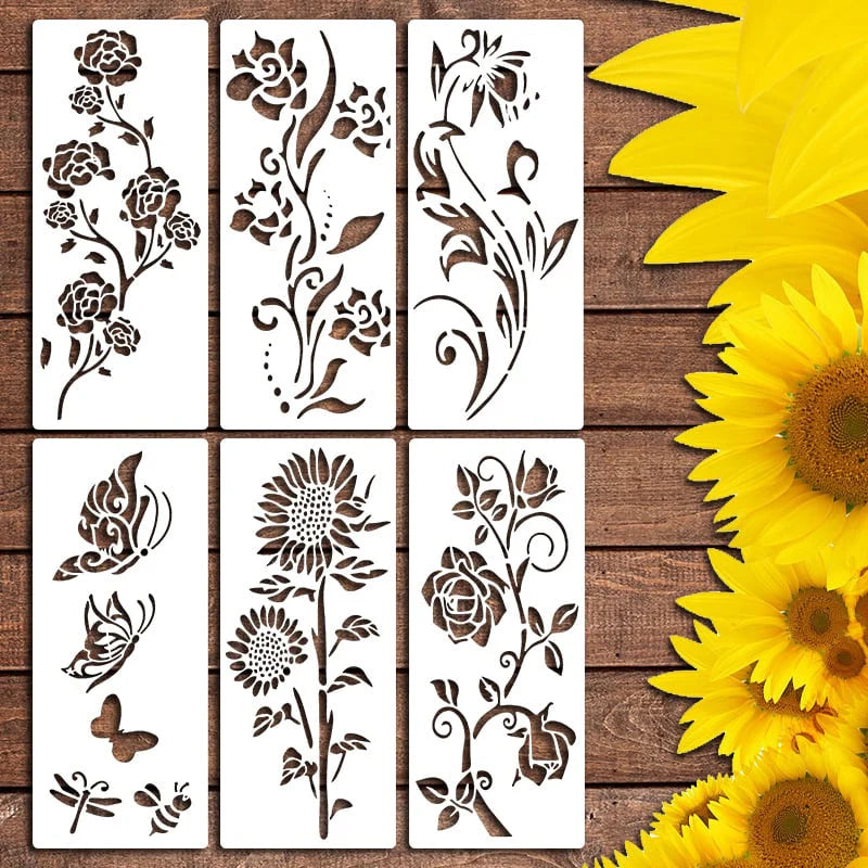 🔥 One Time Offer: Get Another Style of Flower Stencils just for $9.95 ( Save $5)