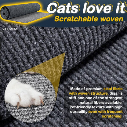 Upgraded Adhesive Cat Scratching Pad