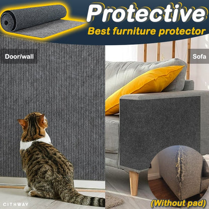 Upgraded Adhesive Cat Scratching Pad
