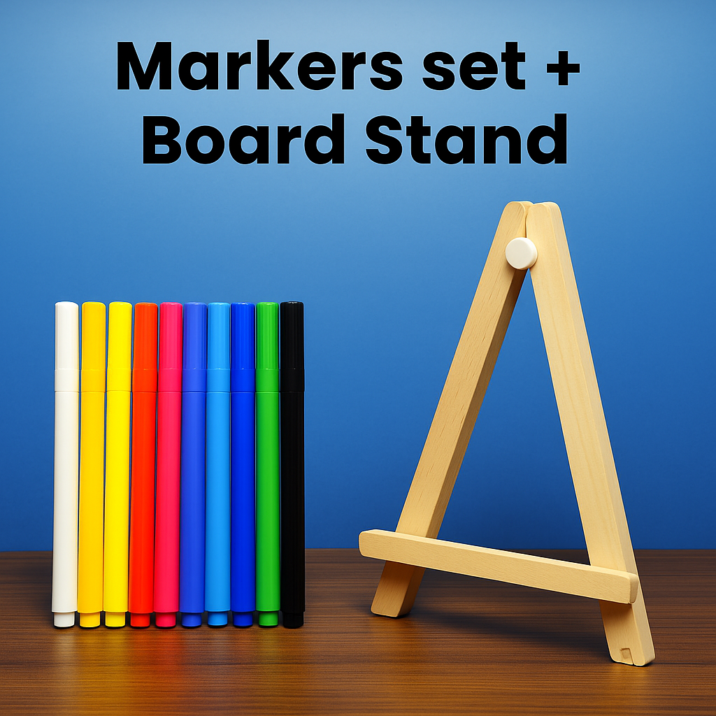 Add Markers + Stand for LED Drawing board