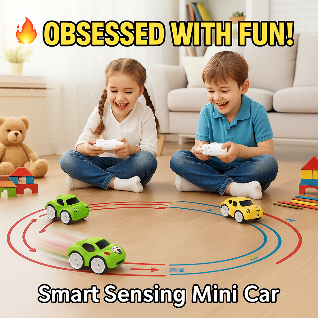 🚗 Smart Sensing Mini Car – The Magical Self-Driving Toy Kids Love!