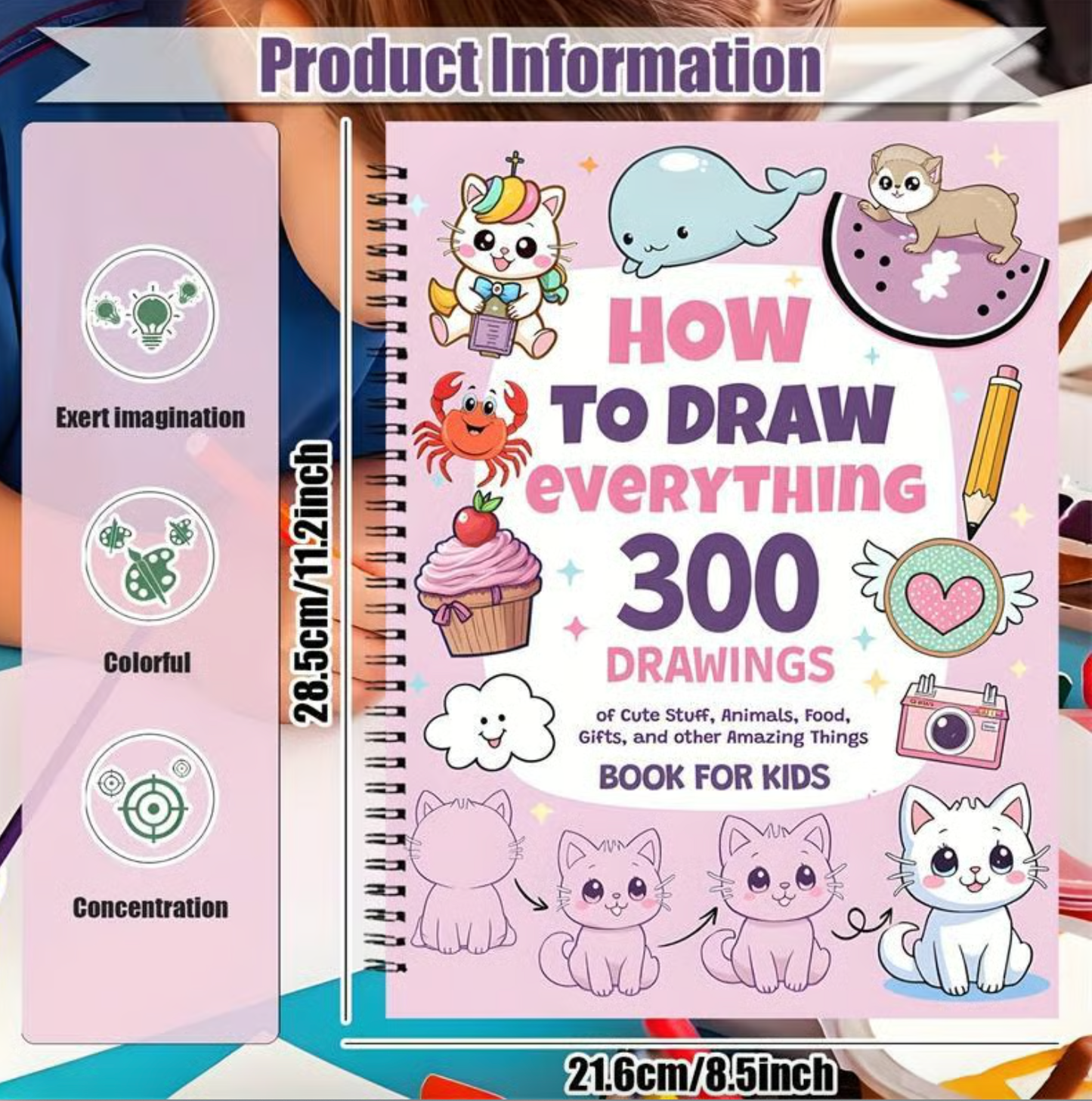 300 Drawings of Adorable Things-Fun Drawing for Kids