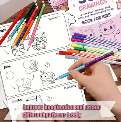 300 Drawings of Adorable Things-Fun Drawing for Kids
