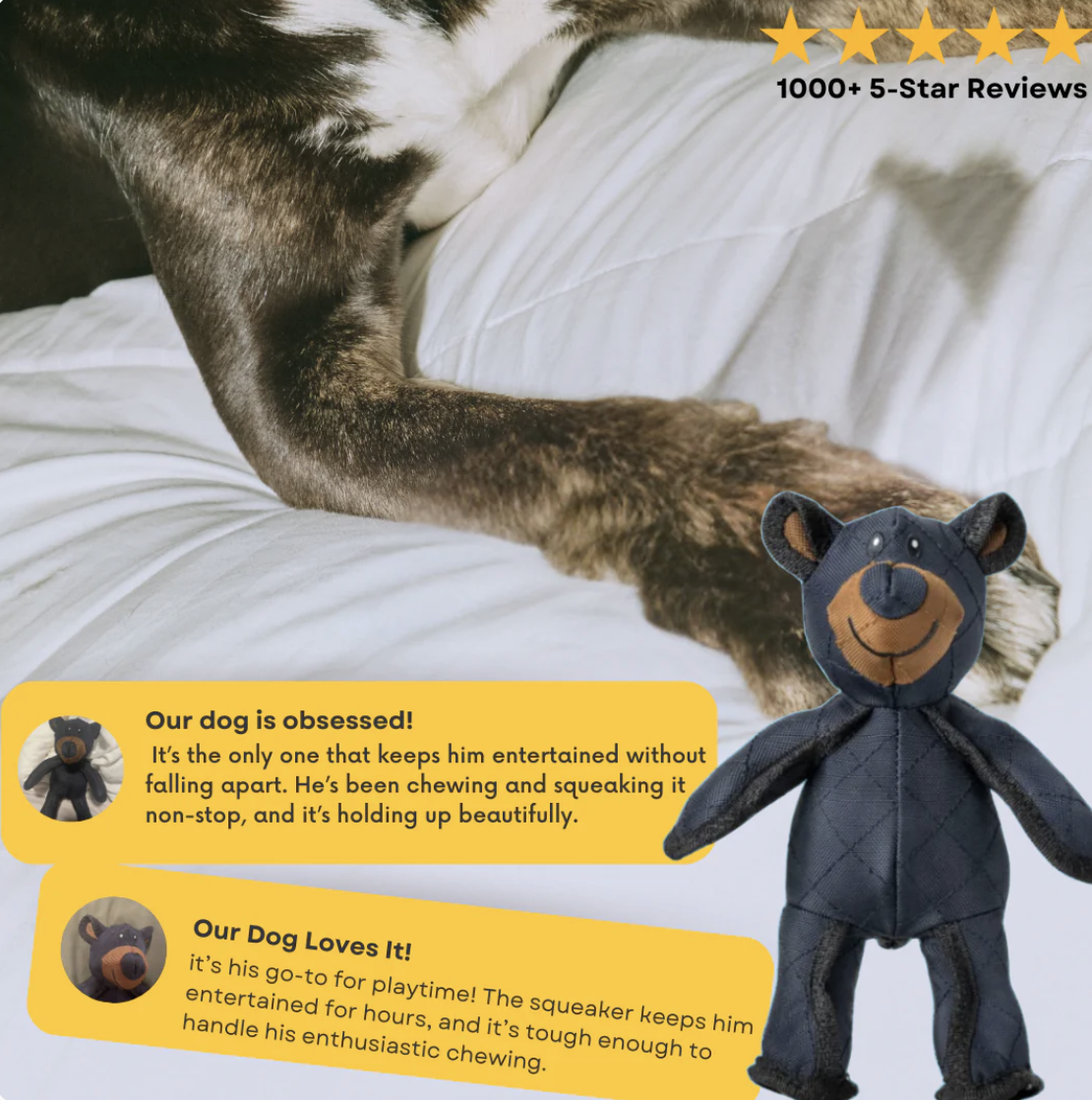 🔥 Last Day Sale Price | Original 2025 New Unbreaka-Bear™ For Heavy Chewers