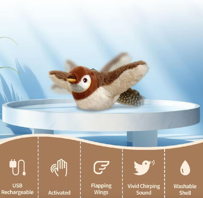 🔥 Last Day Sale Price | 🐾Interactive Lifelike Sandpiper Bird Cat Toy