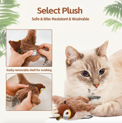 🔥 Last Day Sale Price | 🐾Interactive Lifelike Sandpiper Bird Cat Toy