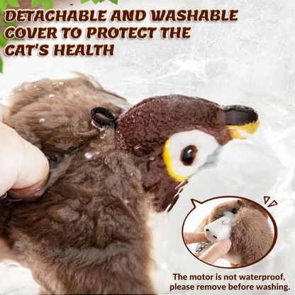 🔥 Last Day Sale Price | 🐾Interactive Lifelike Sandpiper Bird Cat Toy