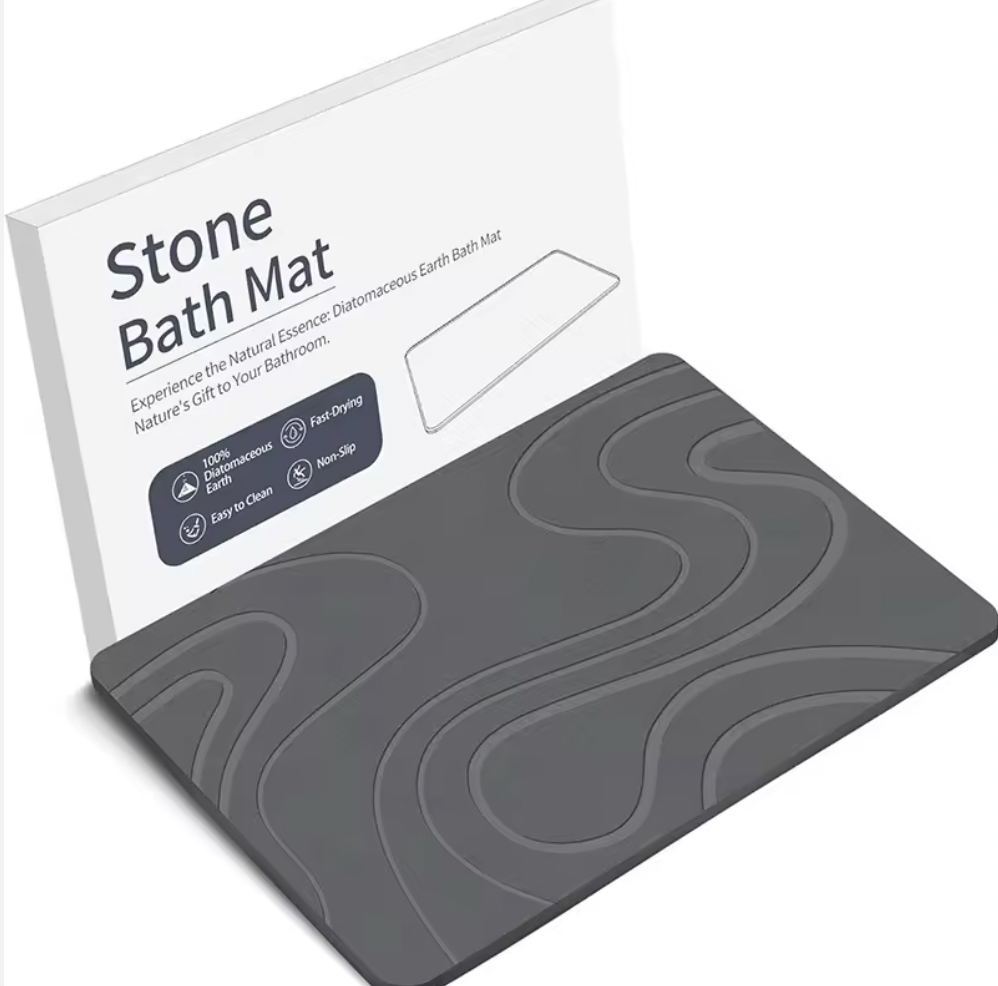 RapidDry Diatomite Stone Bath Mat