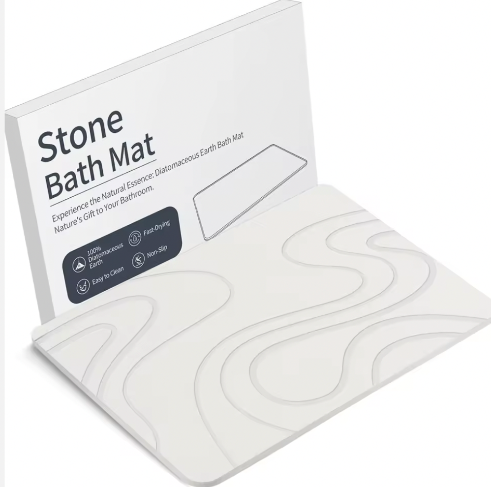 RapidDry Diatomite Stone Bath Mat