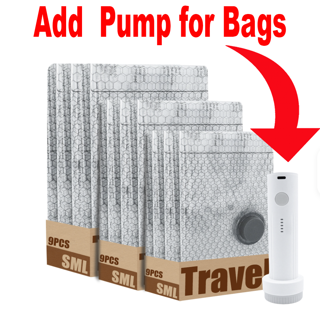 Add Replacement Extra Pump for travel bags