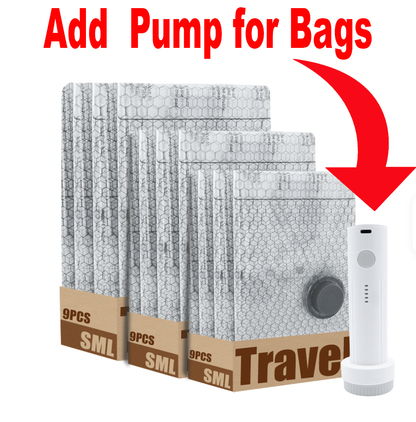 Add Replacement Extra Pump for travel bags