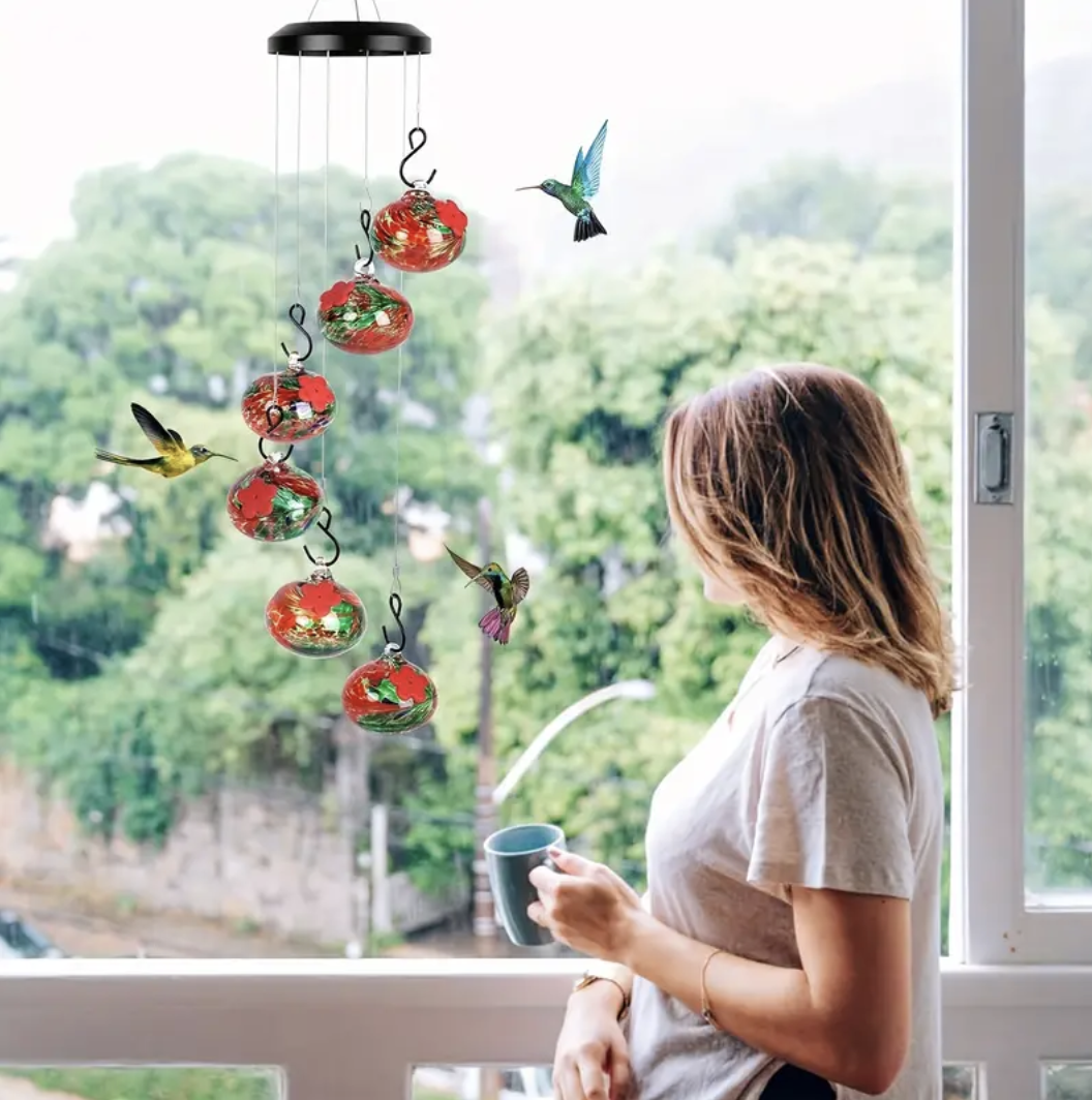 🔥 Last Day Sale Price | Charming Wind Chimes Hummingbird feeders
