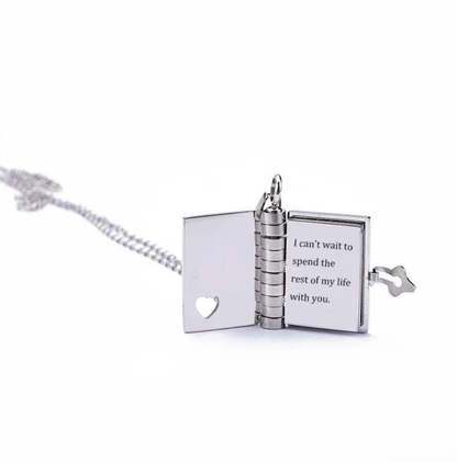 🔥 Last Day Sale Price | Granddaughter Treasured Book Necklace