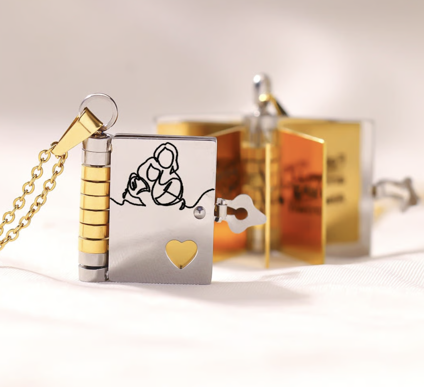 🔥 Last Day Sale Price | Granddaughter Treasured Book Necklace