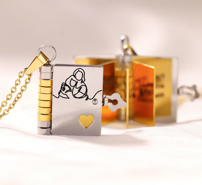 🔥 Last Day Sale Price | Granddaughter Treasured Book Necklace